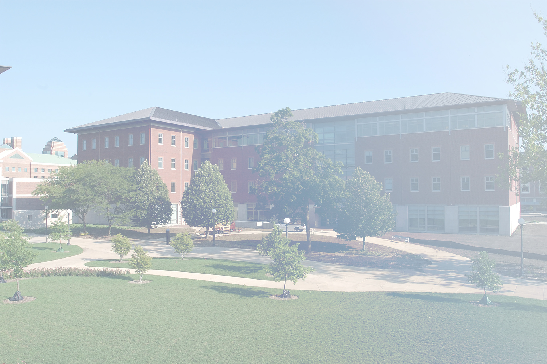 Greyed out image of the NCSA building